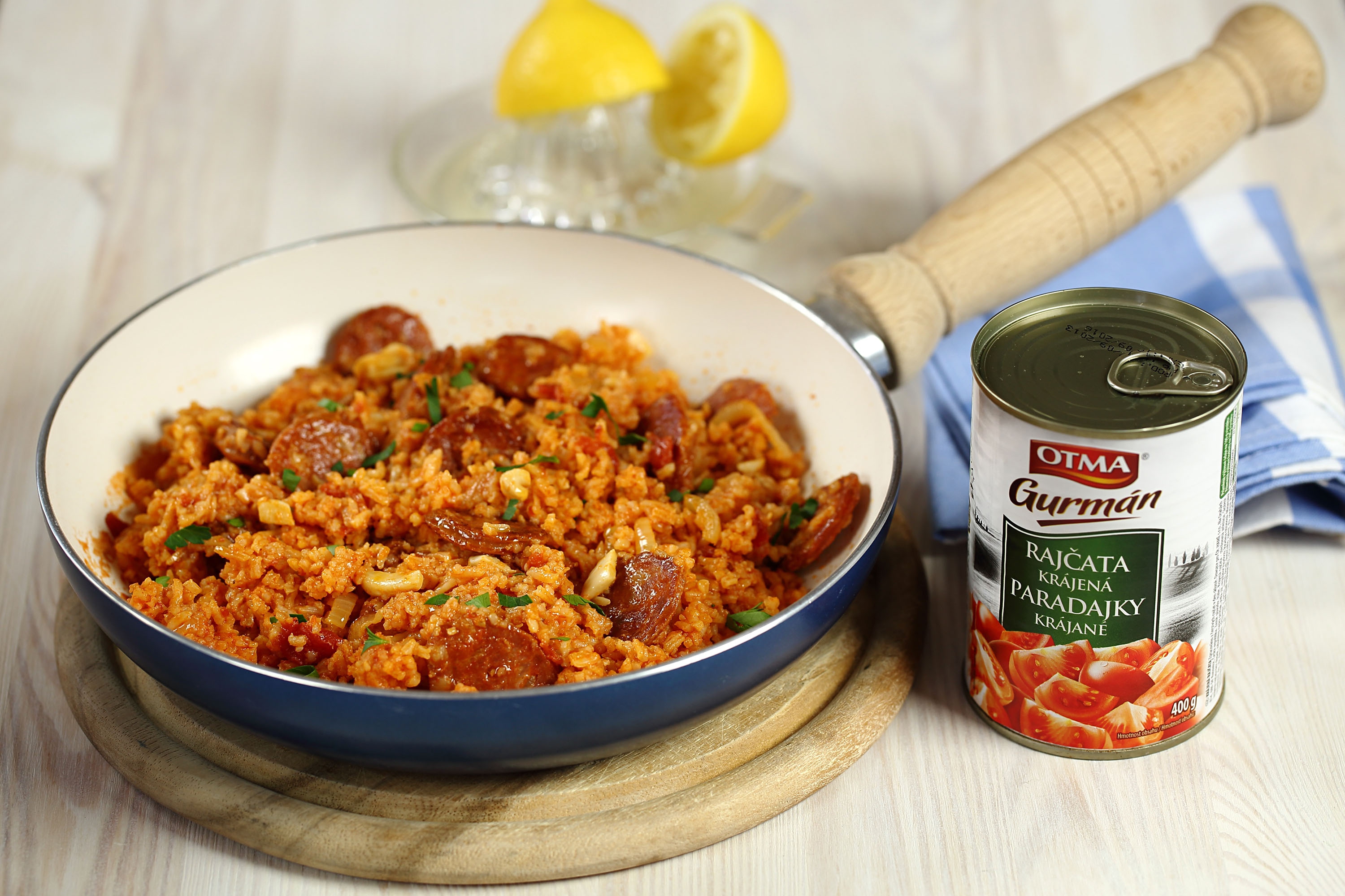 Recept Rýžový pilaf s chorizem