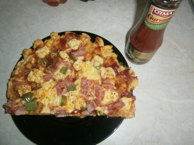 Pizza z rohlíků