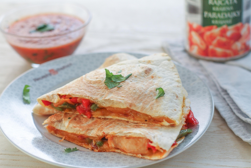 Kuřecí fajita quesadilla